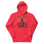 Squat Games funny gym hoodie with fitness print