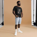 Gymlosophy funny gym T-shirt with philosophy-inspired design