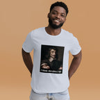 Gymlosophy funny gym T-shirt with philosophy-inspired design